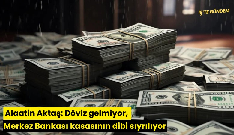 Alaatin Aktaş: Döviz gelmiyor, Merkez Bankası kasasının dibi sıyrılıyor
