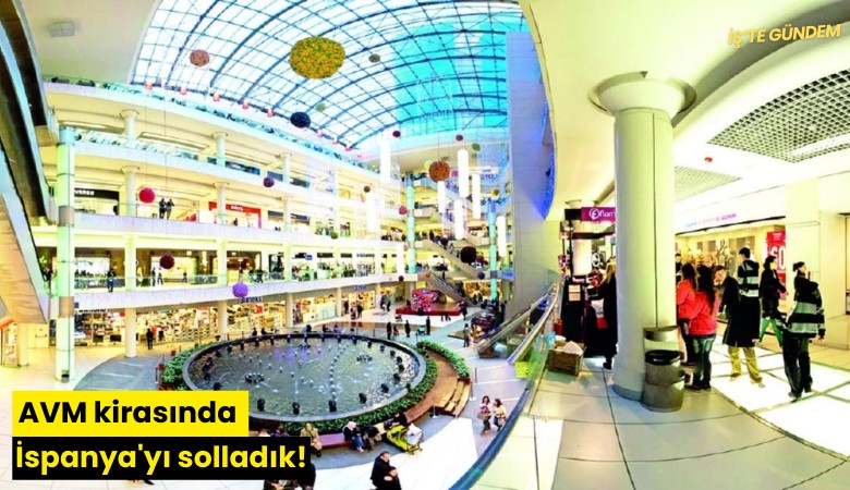 AVM kirasında İspanya'yı solladık!