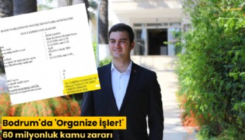 Bodrum'da 'Organize İşler!' 60 milyonluk kamu zararı