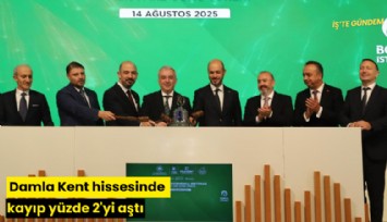 Damla Kent hissesinde kayıp yüzde 2'yi aştı
