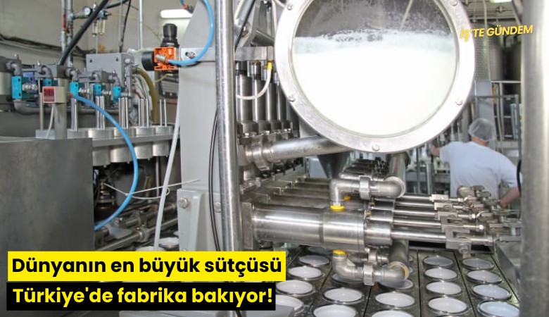 Dünyanın en büyük sütçüsü Türkiye'de fabrika bakıyor!