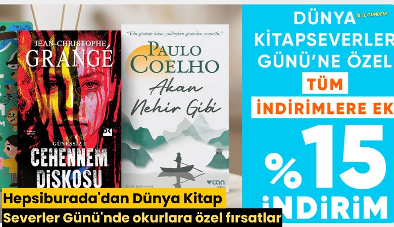 Hepsiburada'dan Dünya Kitap Severler Günü'nde okurlara özel fırsatlar