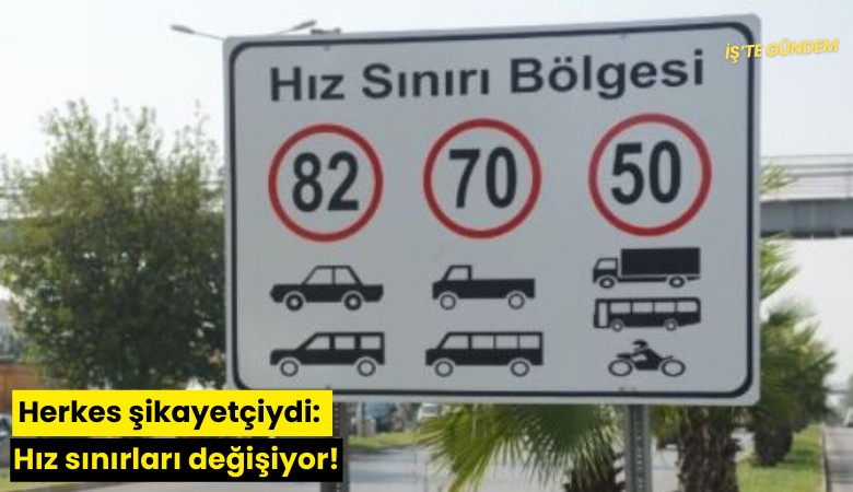 Herkes şikayetçiydi: Hız sınırları değişiyor!