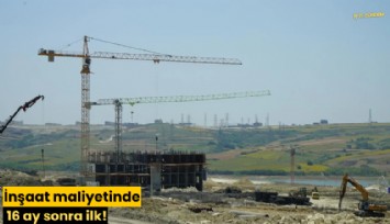 İnşaat maliyetinde 16 ay sonra ilk!