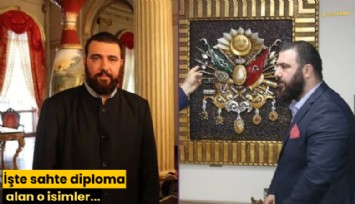 İşte sahte diploma alan o isimler...