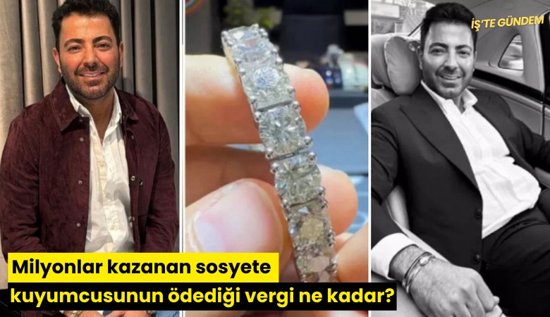 Milyonlar kazanan sosyete kuyumcusunun ödediği vergi ne kadar?