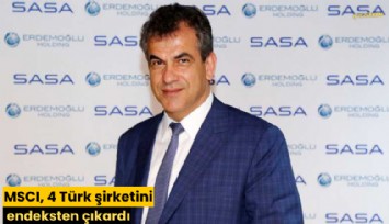 MSCI, 4 Türk şirketini endeksten çıkardı
