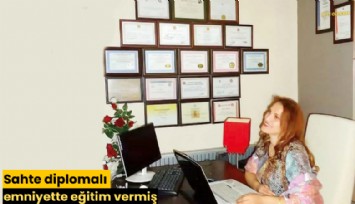 Sahte diplomalı psikolog emniyette eğitim vermiş