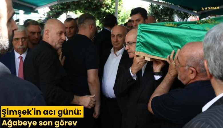 Şimşek'in acı günü: Ağabeye son görev
