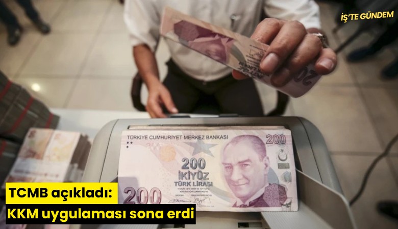 TCMB açıkladı: KKM uygulaması sona erdi