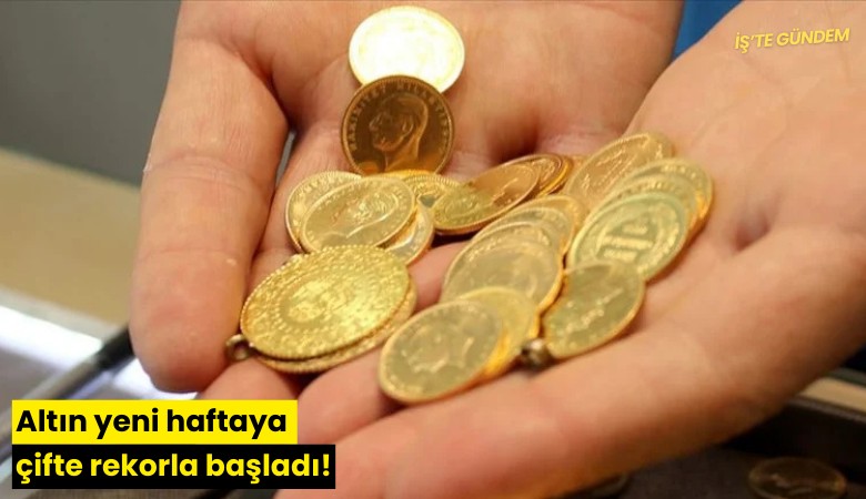 Altın yeni haftaya çifte rekorla başladı!