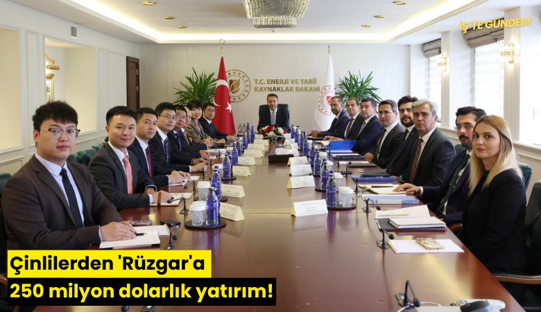 Çinlilerden 'Rüzgar'a 250 milyon dolarlık yatırım!