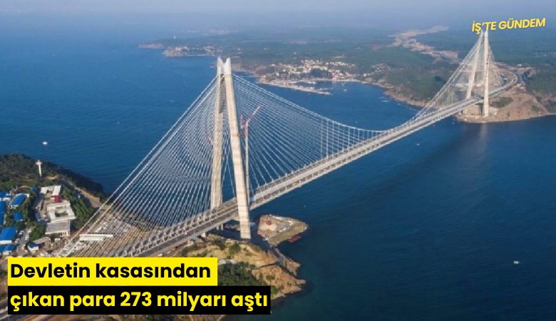 Devletin kasasından çıkan para 273 milyarı aştı
