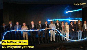 Dicle Elektrik'ten 120 milyarlık yatırım!