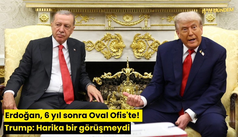 Erdoğan, 6 yıl sonra Oval Ofis'te! Trump: Harika bir görüşmeydi