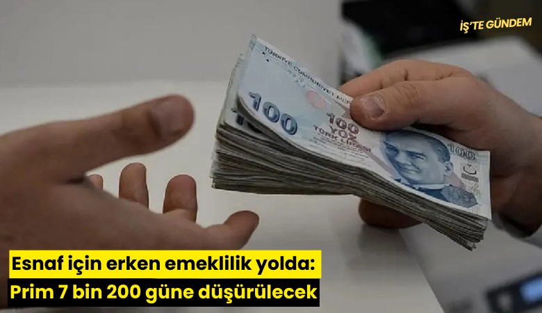 Esnaf için erken emeklilik yolda: Prim 7 bin 200 güne düşürülecek