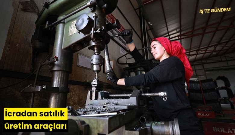 İcradan satılık üretim araçları