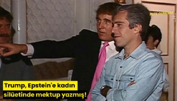 Trump, Epstein'e kadın silüetinde mektup yazmış!