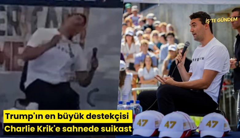 Trump'ın en büyük destekçisi Charlie Krik'e sahnede suikast