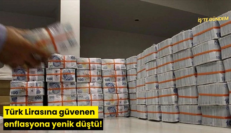 Türk Lirasına güvenen enflasyona yenik düştü!