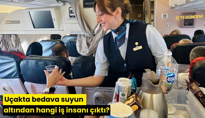 Uçakta bedava suyun altından hangi iş insanı çıktı?