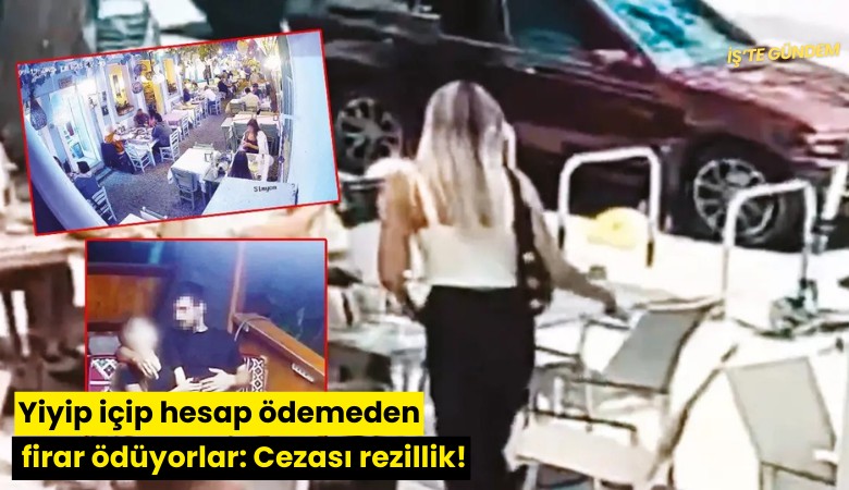 Yiyip içip hesap ödemeden firar ödüyorlar: Cezası rezillik!