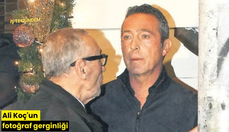 Ali Koç'un fotoğraf gerginliği