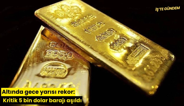 Altında gece yarısı rekor: Kritik 5 bin dolar barajı aşıldı