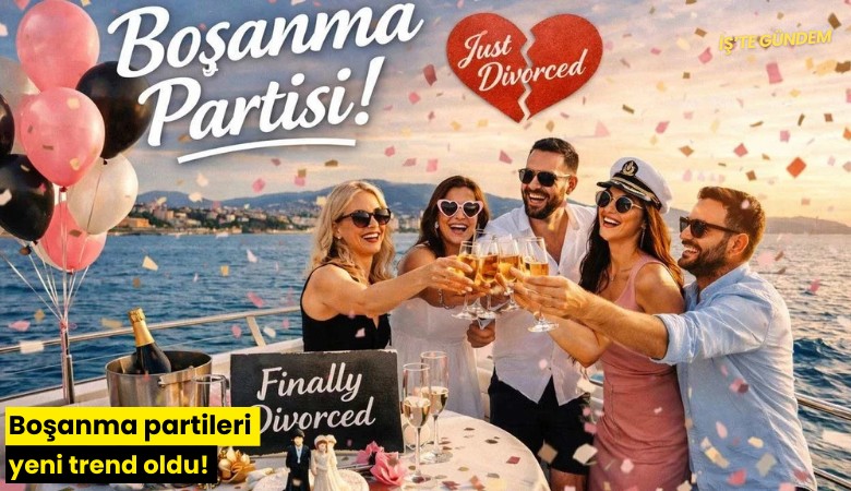 Boşanma partileri yeni trend oldu!