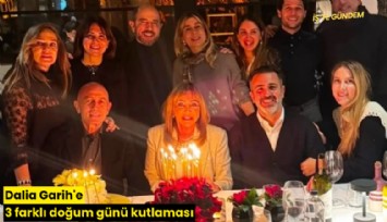 Dalia Garih'e 3 farklı doğum günü