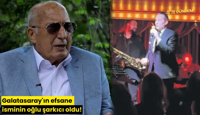Galatasaray'ın efsane isminin oğlu şarkıcı oldu!