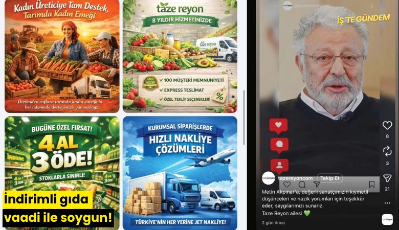 İndirimli gıda vaadi ile soygun!