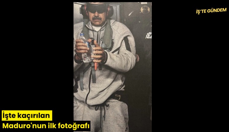 İşte kaçırılan Maduro'nun ilk fotoğrafı