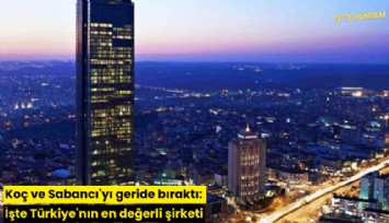 Koç ve Sabancı'yı geride bıraktı: İşte Türkiye'nın en değerli şirketi