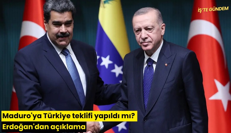 Maduro'ya Türkiye teklifi yapıldı mı? Erdoğan'dan açıklama