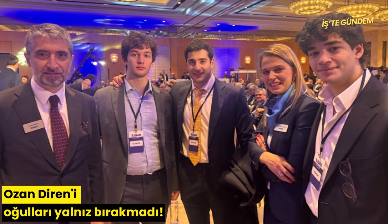 Ozan Diren'i oğulları yalnız bırakmadı!