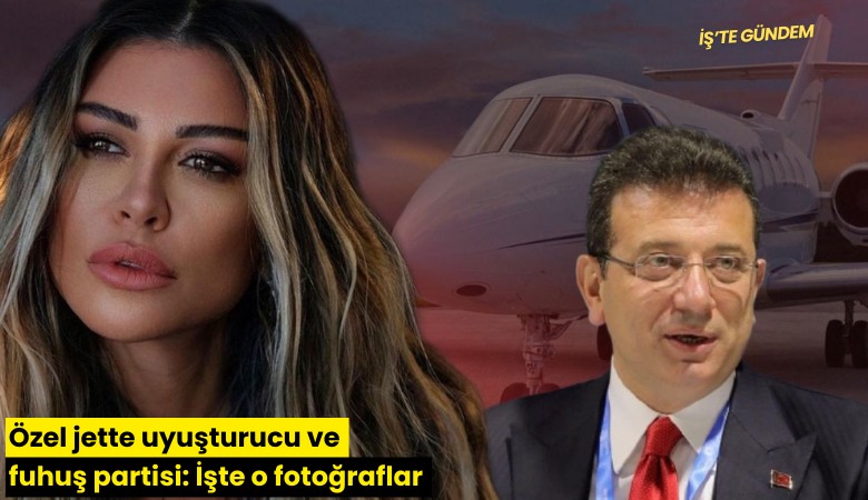 Özel jette uyuşturucu ve fuhuş partisi: İşte o fotoğraflar