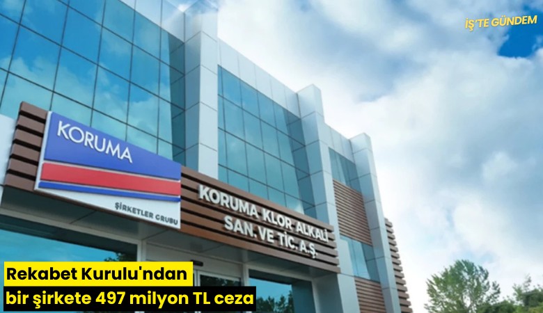 Rekabet Kurulu'ndan bir şirkete 497 milyon TL ceza
