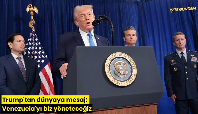 Trump'tan dünyaya mesaj: Venezuela'yı biz yöneteceğiz