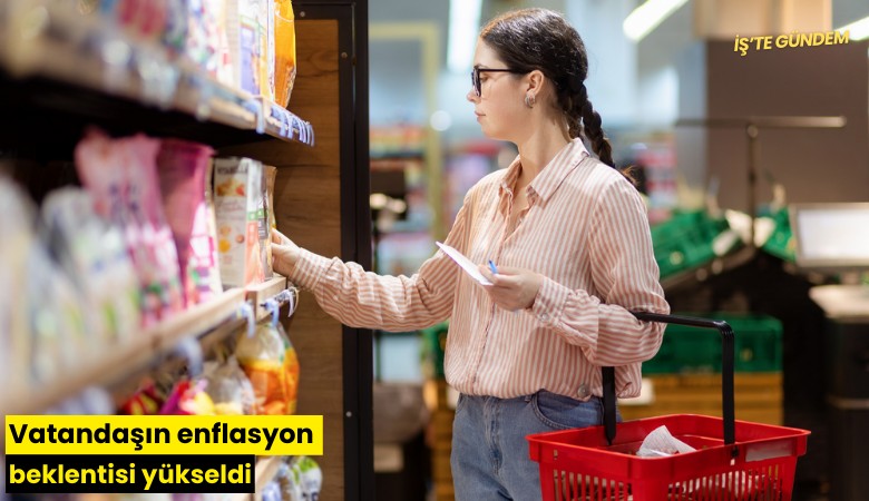 Vatandaşın enflasyon beklentisi yükseldi
