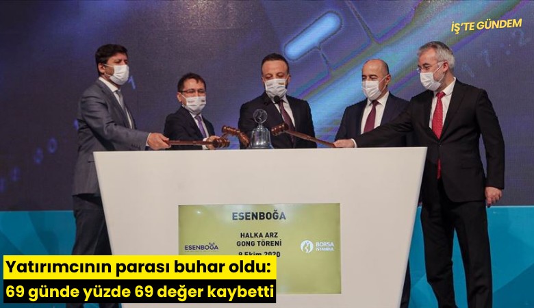 Yatırımcının parası buhar oldu: 69 günde yüzde 69 değer kaybetti