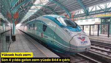 Yüksek hızlı zam: Son 4 yılda gelen zam yüzde 844'e çıktı