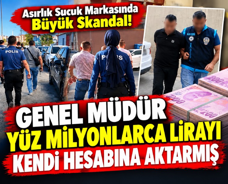 Asırlık sucuk markasının genel müdürü yüz milyonlarca lirayı kendi hesabına aktarmış