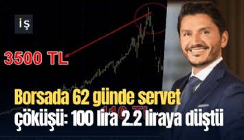 Borsada 62 günde servet çöküşü: 100 lira 2.2 liraya düştü