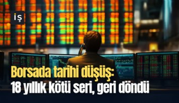 Borsada tarihi düşüş: 18 yıllık kötü seri, geri döndü
