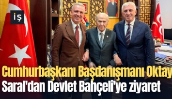Cumhurbaşkanı Başdanışmanı Oktay Saral'dan Devlet Bahçeli'ye ziyaret