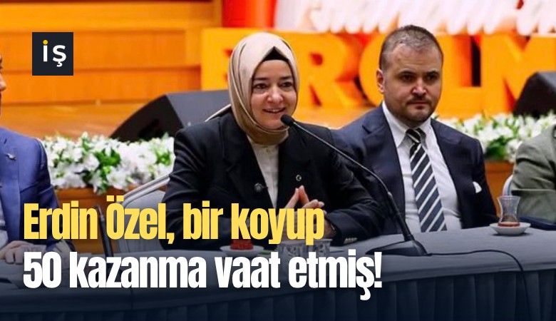 Erdin Özel, bir koyup 50 kazanma vaat etmiş!