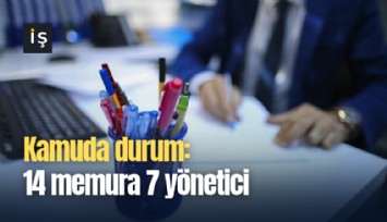 Kamuda durum: 14 memura 7 yönetici