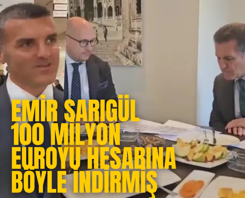 Mustafa Sarıgül ve ailesine kara para operasyonu: Emir Sarıgül 100 Milyon euroyu hesabına böyle indirmiş