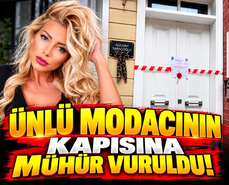 Ünlü modacının kapısına mühür vuruldu!